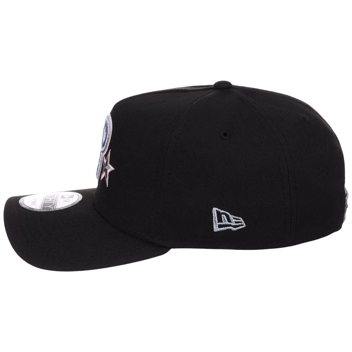 Philadelphia Phillies MLB Pewter Skies New Era 9FORTY A-Frame detail view