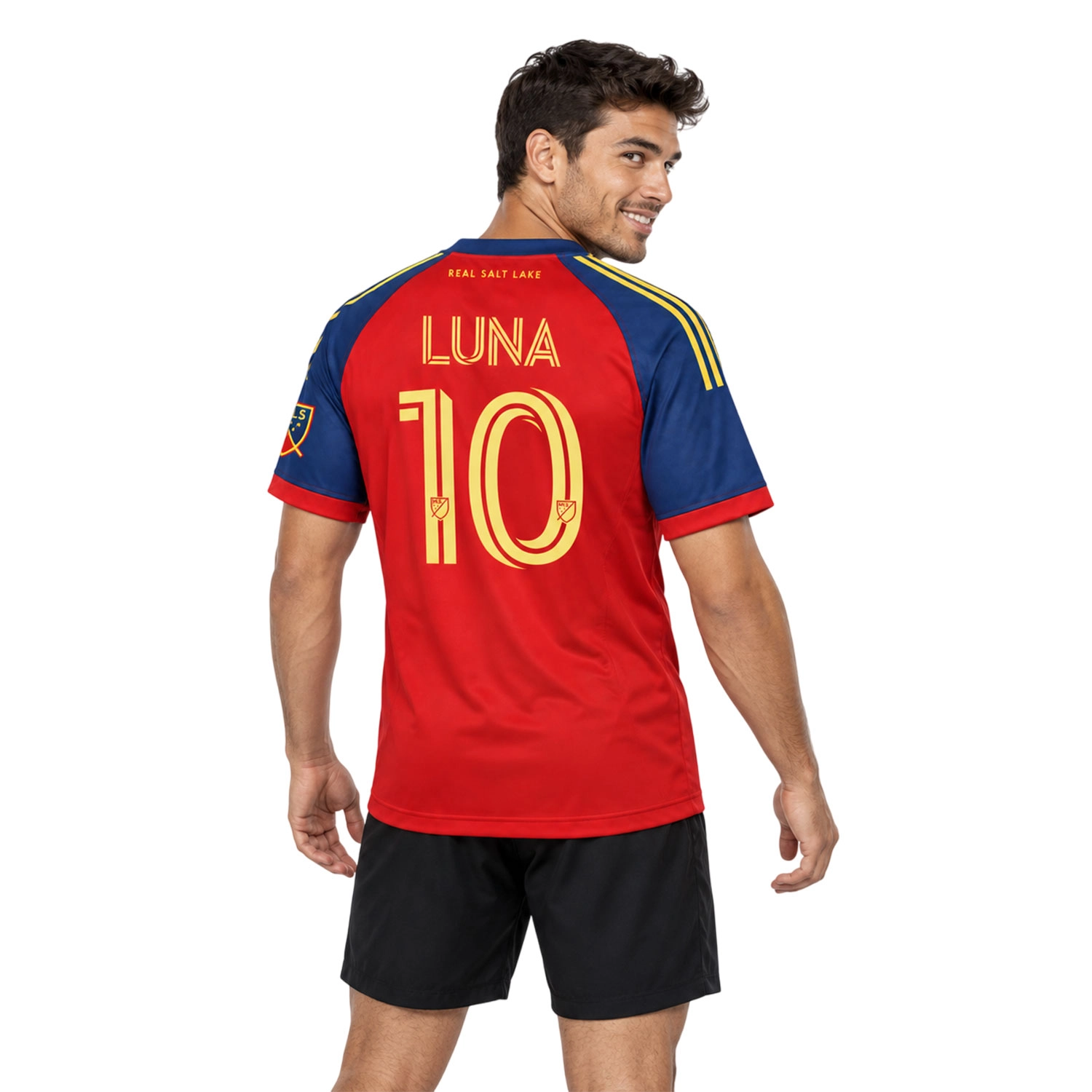 Diego Luna RSL Red Blue Jersey Radiant Hoops Design