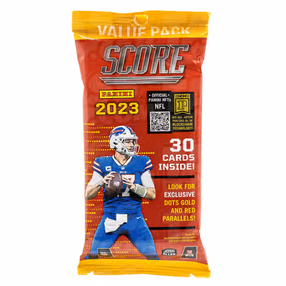 2023 Panini Score NFL Football Value Fat-Pack Box view 6