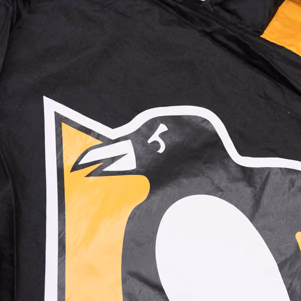 Pittsburgh Penguins Undeniable Mitchell & Ness NHL Windbreaker Jacket view 6