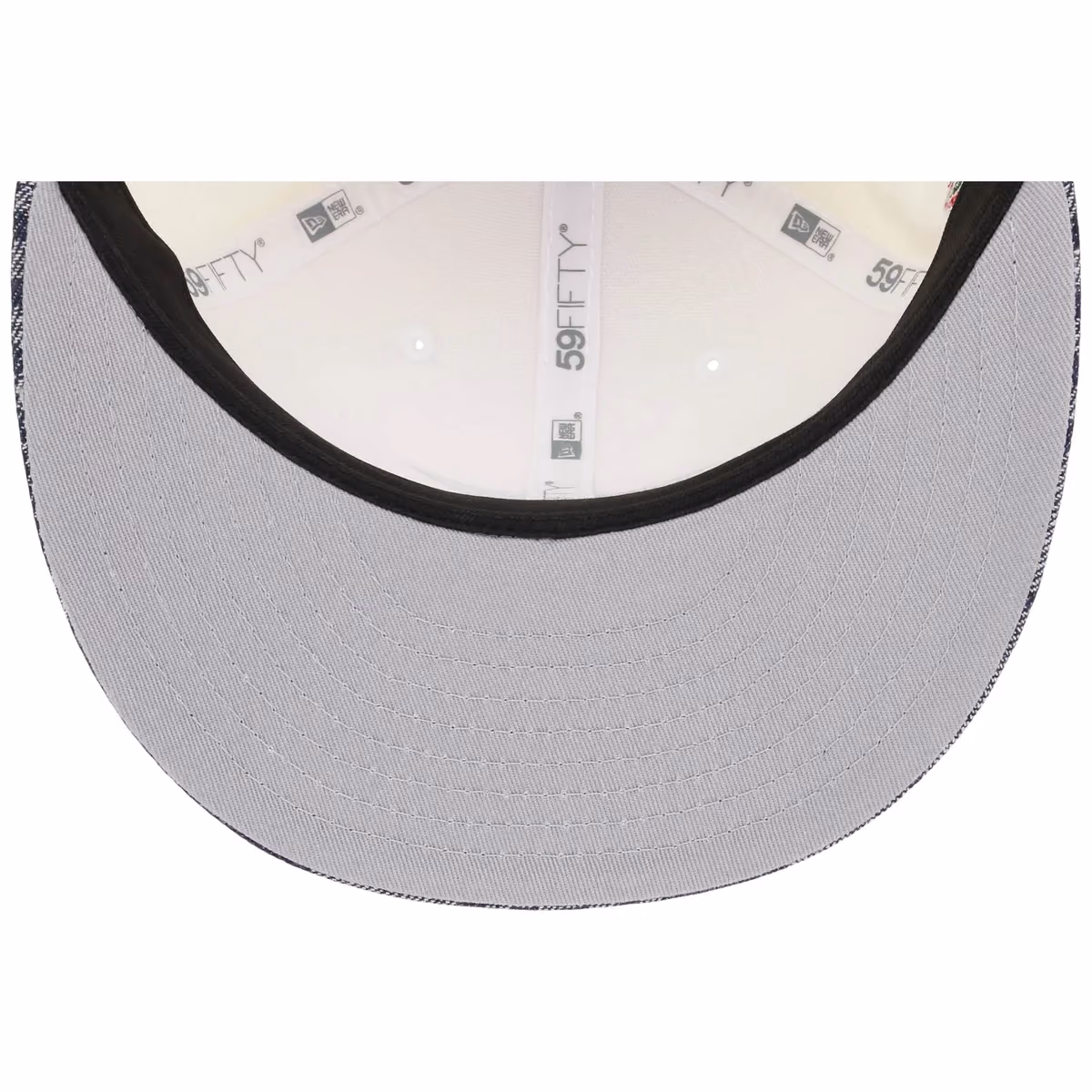 Dallas Cowboys Chrome Denim Dallas Starhide New Era 59FIFTY back view