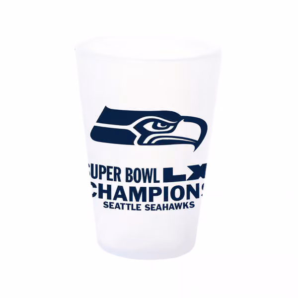 Seattle Seahawks Super Bowl LX Champions SiliShot Shot Glass view 1