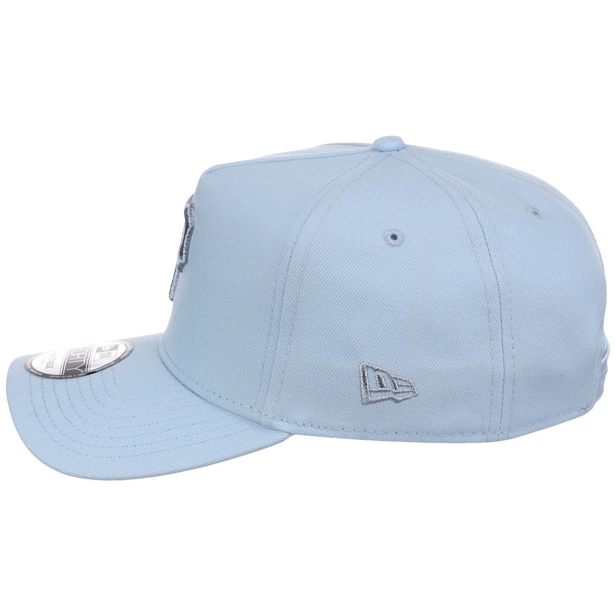 Pittsburgh Pirates MLB Glacial Blue New Era 9FORTY A-Frame detail view