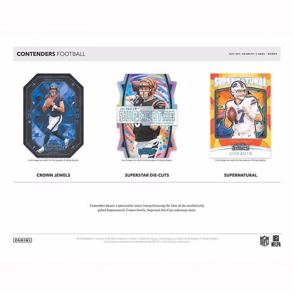 2023 Panini Contenders Football NFL Hobby Box view 4