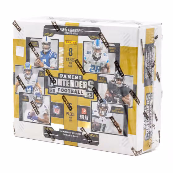 2023 Panini Contenders Football NFL Hobby Box view 1