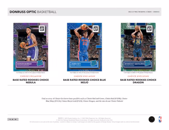 2022/23 Panini Donruss Optic Basketball NBA Choice Box view 3