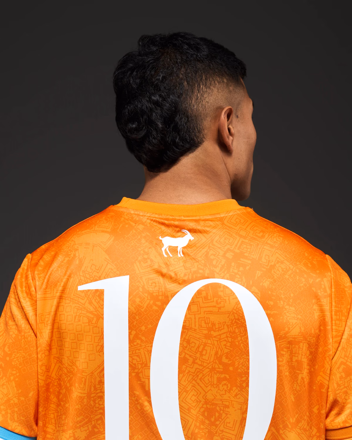 Jersevo Custom Personalized La Pulga Jersey - Orange detail view 6