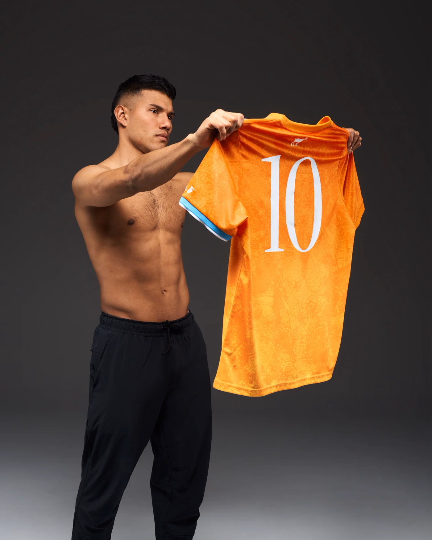 Jersevo Custom Personalized La Pulga Jersey - Orange detail view 7