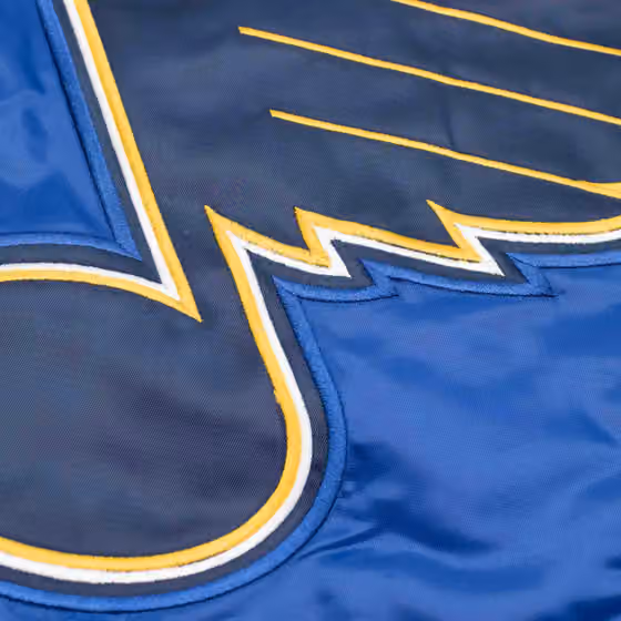 St. Louis Blues Home Game NHL Varsity Satin Jacket view 4