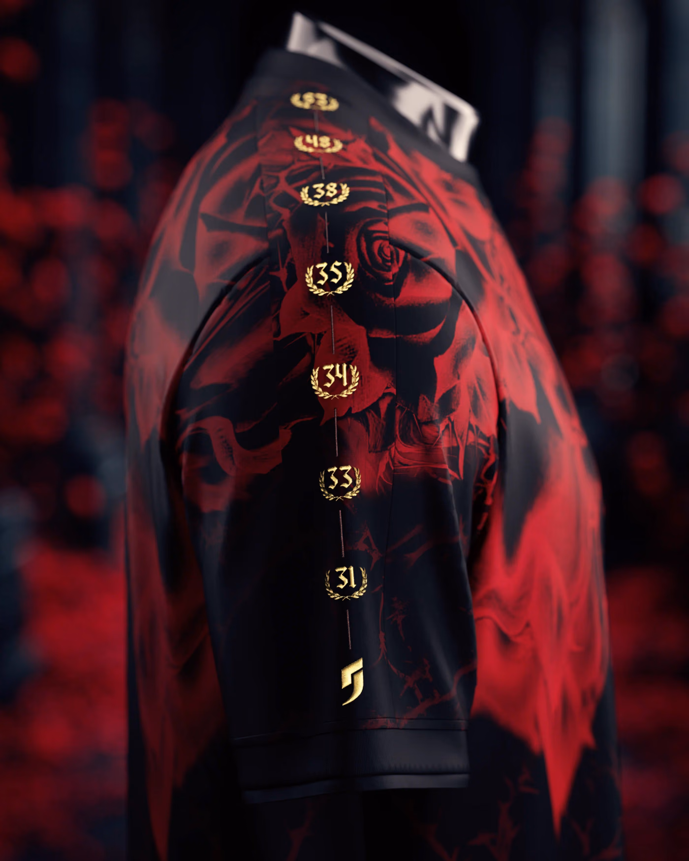 Jersevo Custom Personalized AFC 2026 Heritage Jersey right sleeve detail
