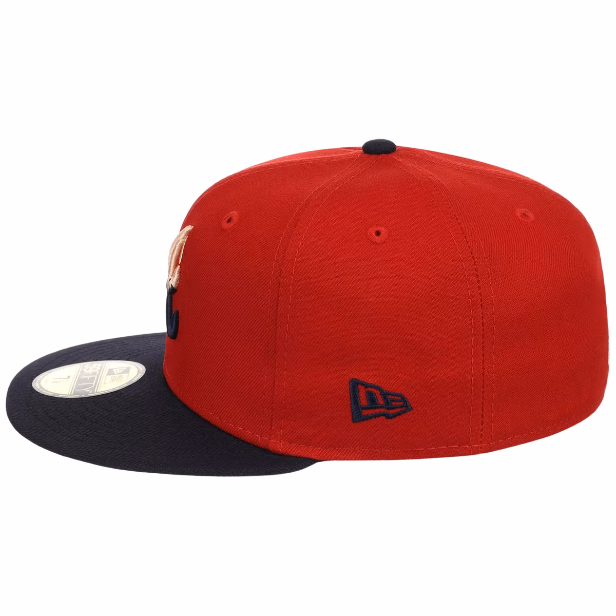 Atlanta Braves Peach Drip Atlanta Crown the City New Era 59FIFTY detail view