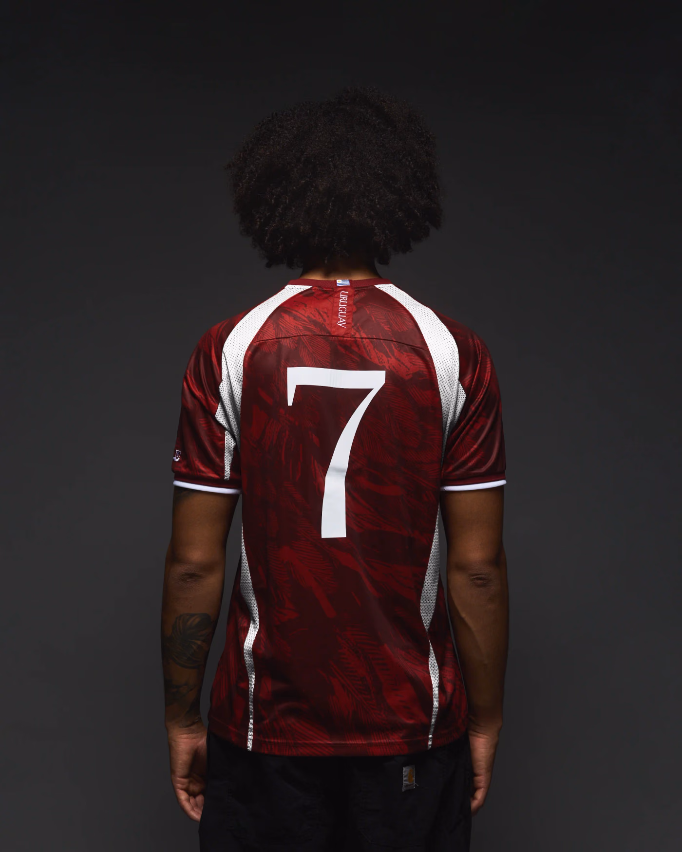 Jersevo Custom Personalized El Pistolero Jersey (The Reds) back view