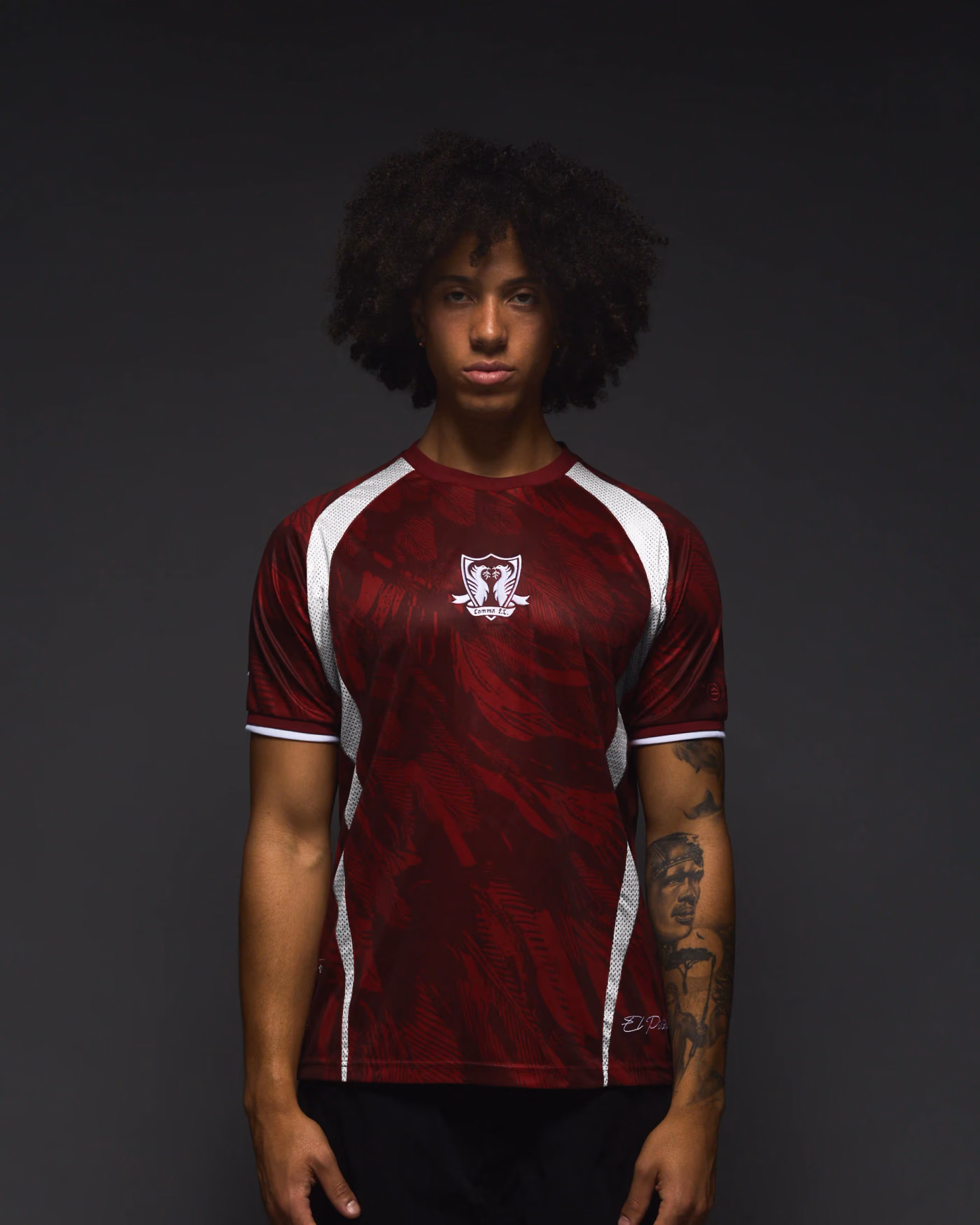 Jersevo Custom Personalized El Pistolero Jersey (The Reds) front view