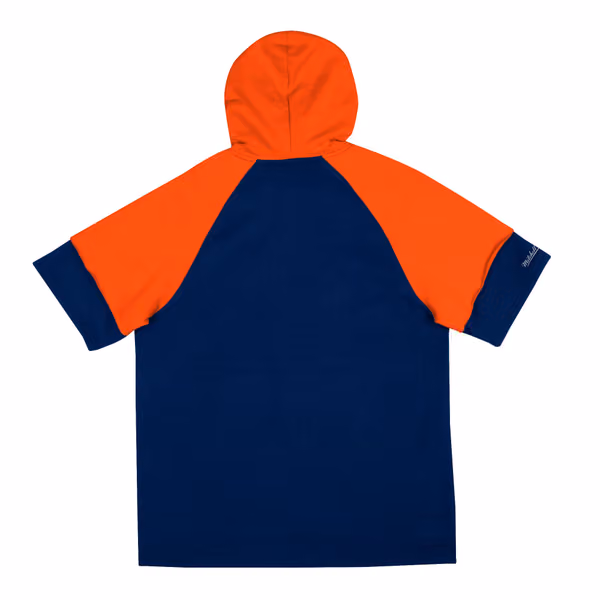 Chicago Bears Mitchell & Ness Cut Sleeves Fleece Short Sleeve NFL Hoodie view 2