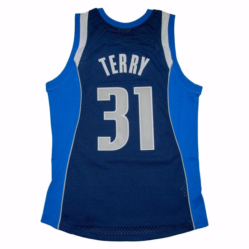 Jason Terry #31 Dallas Mavericks 2011-12 Mitchell & Ness Swingman NBA Jersey Navy view 2
