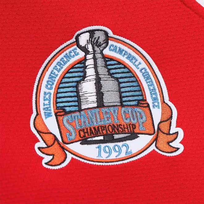 Chris Chelios #7 Chicago Blackhawks 1991-92 Premium Power Play NHL Jersey Red view 6