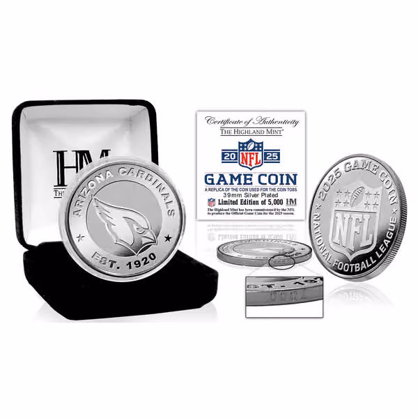 Arizona Cardinals 2025 NFL Game Flip Coin view 1