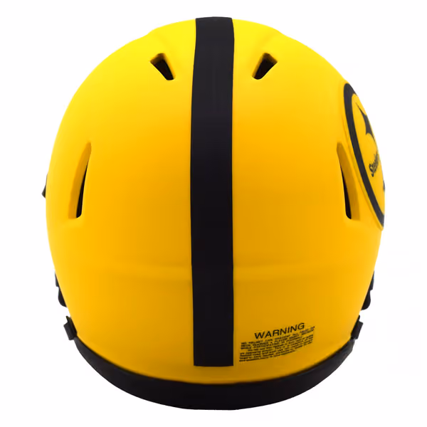 Pittsburgh Steelers Rave Alternate NFL Speed Mini Helmet Yellow view 2