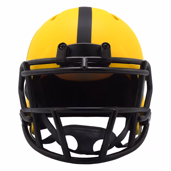 Pittsburgh Steelers Rave Alternate NFL Speed Mini Helmet Yellow view 3
