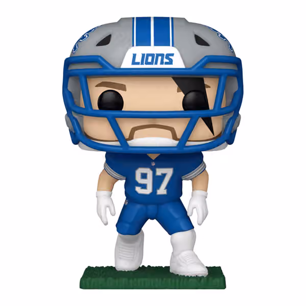 Funko POP! #326 Aidan Hutchinson Detroit Lions Vinyl NFL Figure view 2