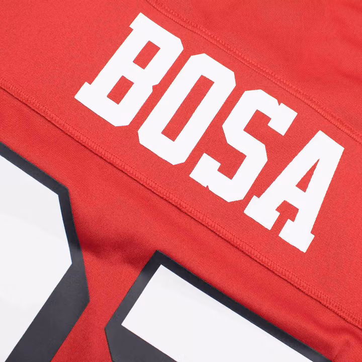 Nick Bosa #97 San Francisco 49ers Nike Game NFL Jersey Alternate Red view 4
