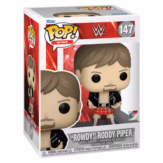 Funko POP! #147 "Rowdy" Roddy Piper Vinyl WWE Legends Figure view 1