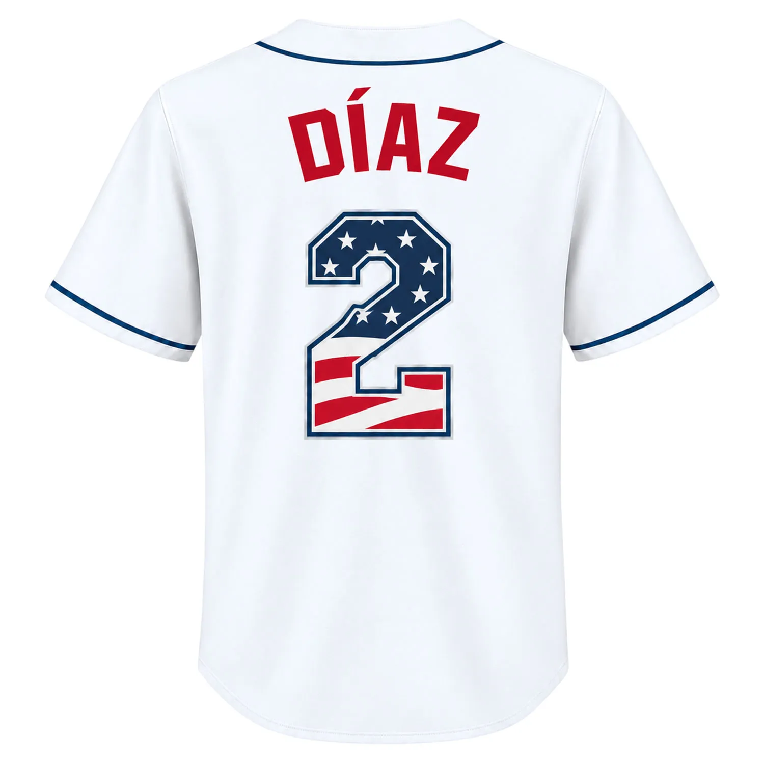 Tampa Bay Rays Yandy Diaz Patriotic Jersey Stunning Fan Apparel