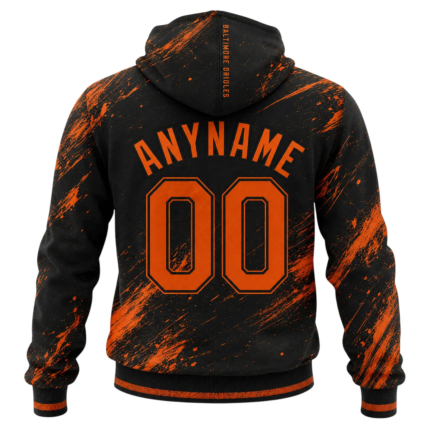 Baltimore Orioles Hoodie Custom Name & Number Special Fan Gear