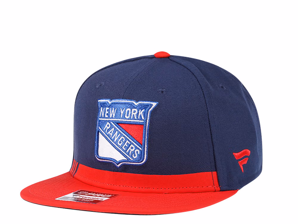 Fanatics New York Rangers Pro Authentic Locker Room Snapback Hat front