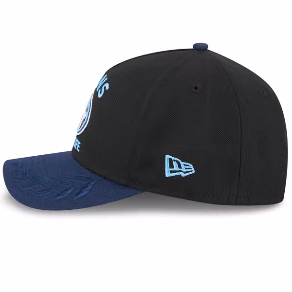 Tennessee Titans 2025 NFL Draft 9FORTY M-Crown A-Frame Snapback Cap Black view 5