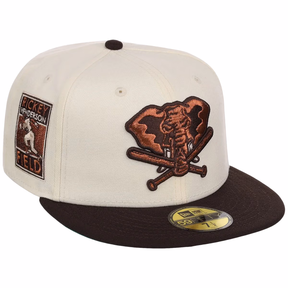 Oakland Athletics MLB Walnut Reserve New Era 59FIFTY front view