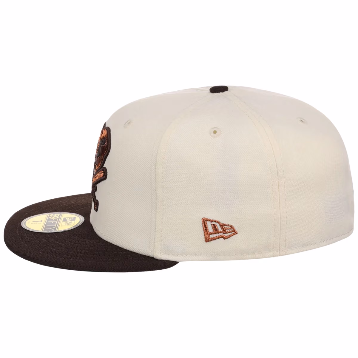 Oakland Athletics MLB Walnut Reserve New Era 59FIFTY detail view