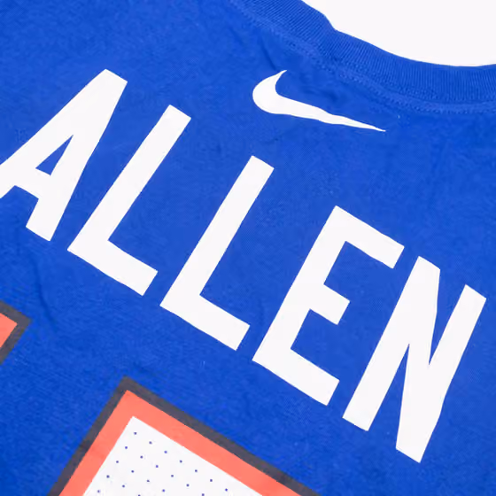 Josh Allen #17 Buffalo Bills Nike Player NFL T-Shirt Blue view 4