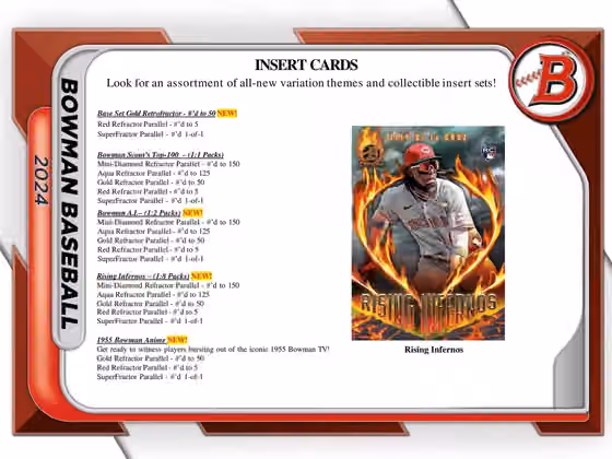 2024 Bowman Baseball MLB Hobby Jumbo Pack view 4