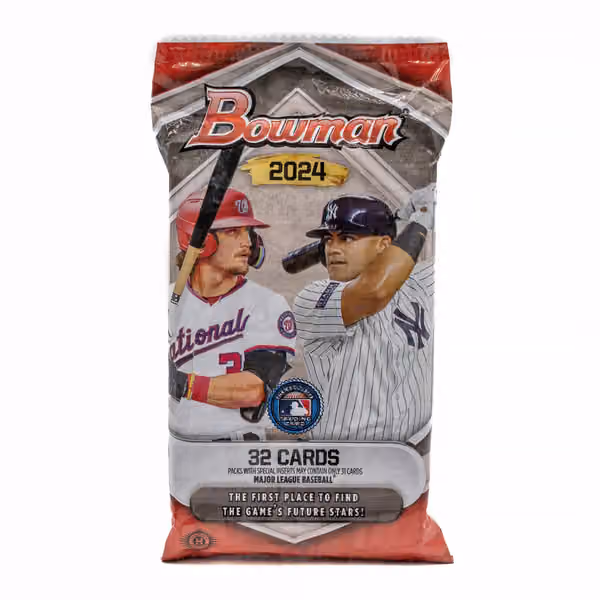 2024 Bowman Baseball MLB Hobby Jumbo Pack view 1
