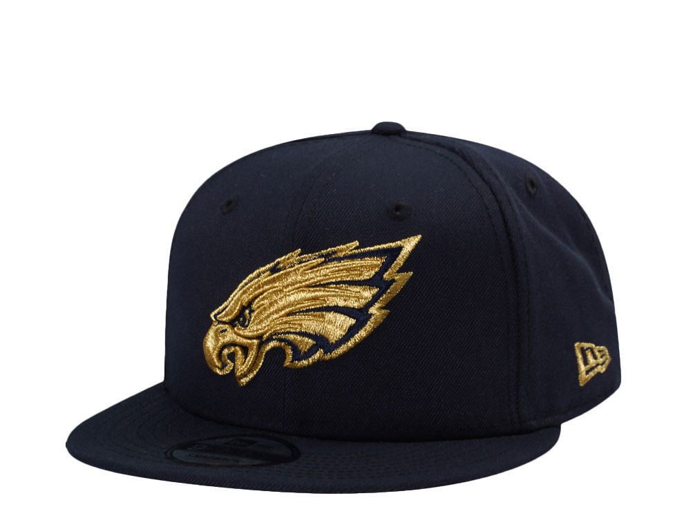 New Era Philadelphia Eagles Classic Navy Prime Edition 9Fifty Snapback Hat front