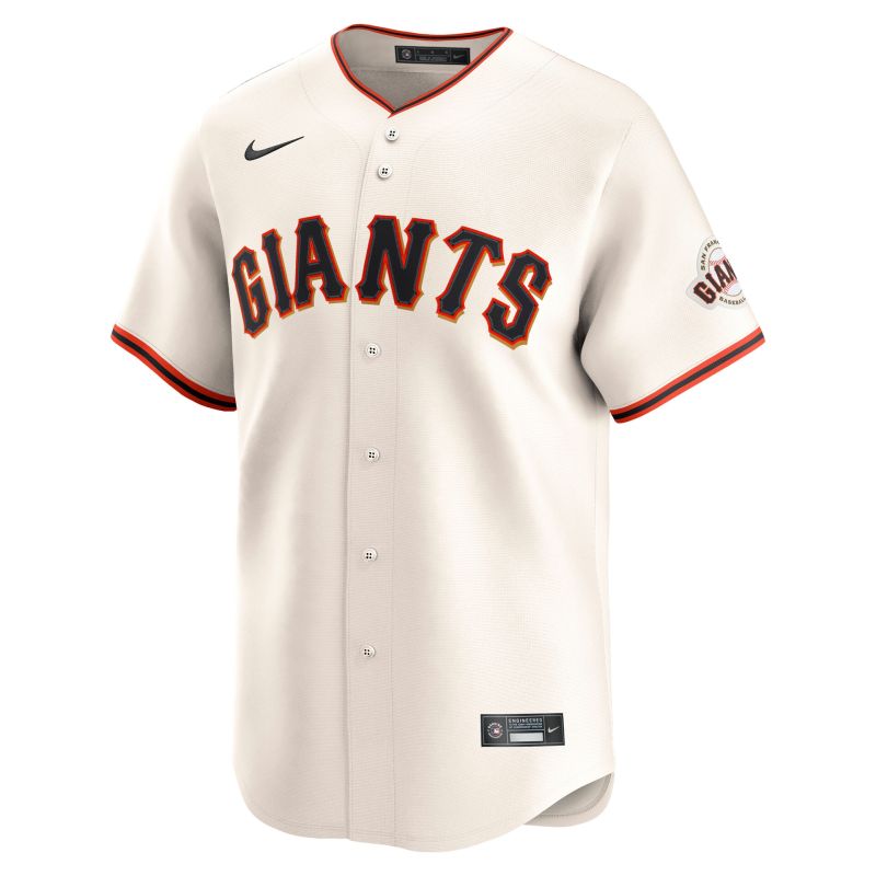 San Francisco Giants Limited MLB Baseball Jersey Home Cream view 1