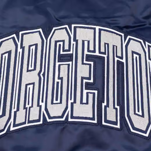Georgetown Hoyas Starter Scout Varsity NCAA Jacket Navy view 4