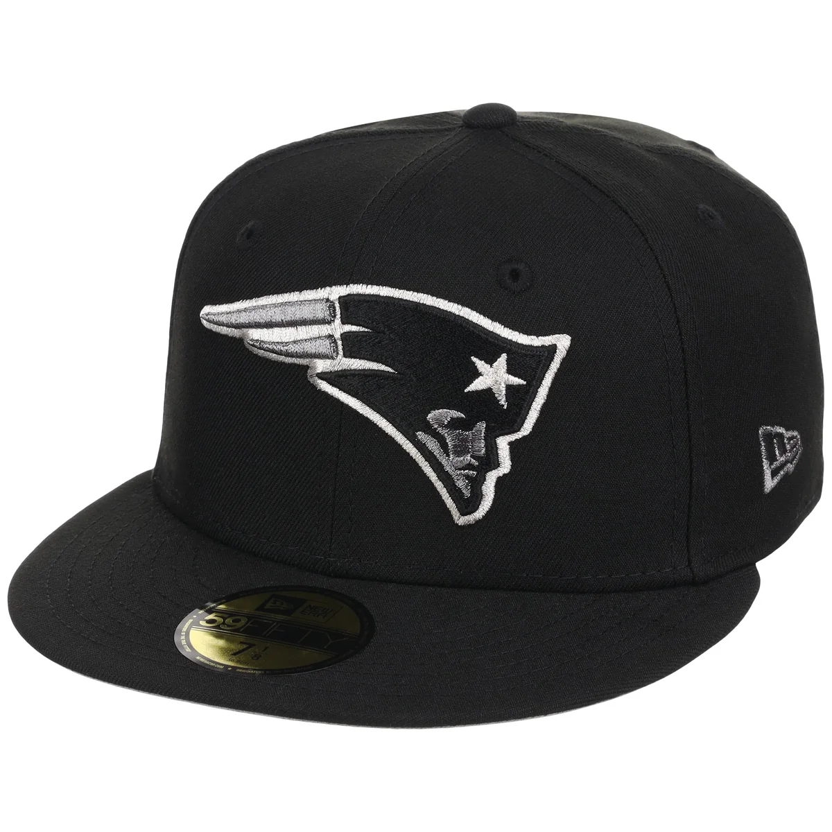 New England Patriots NFL Liquid Titanium New Era 59FIFTY detail view