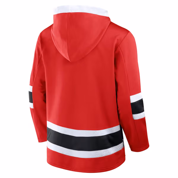 New Jersey Devils Laced NHL Hoodie Red view 3