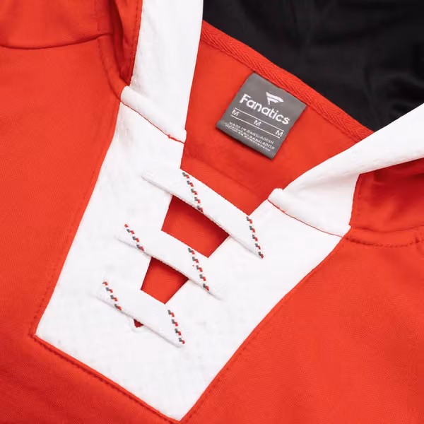New Jersey Devils Laced NHL Hoodie Red view 5