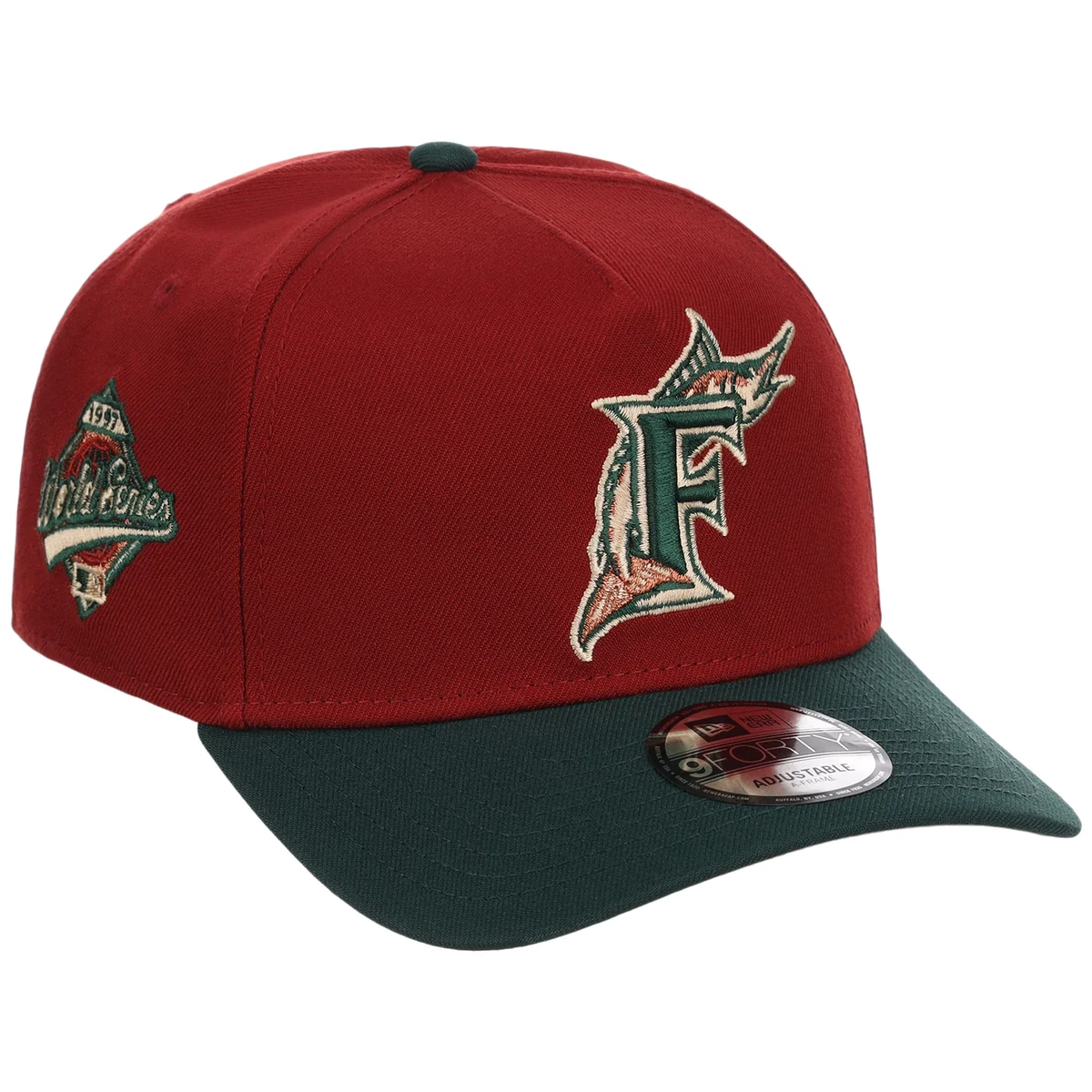 Florida Marlins MLB Terra Verde New Era 9FORTY front view