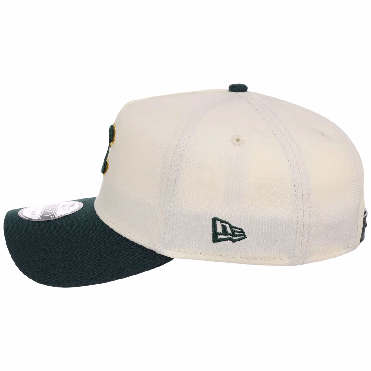 Chicago Cubs MLB Chrome x Dark Green FASHION CORE New Era 9FORTY A-Frame detail view
