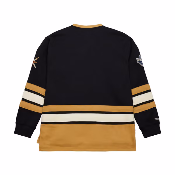 Vegas Golden Knights Mitchell & Ness Heritage NHL Lace-Up Jersey Crew view 2