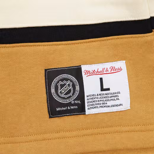 Vegas Golden Knights Mitchell & Ness Heritage NHL Lace-Up Jersey Crew view 3