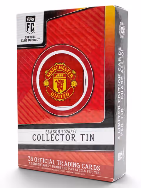 2026/27 Topps Manchester United Collector Tin view 1
