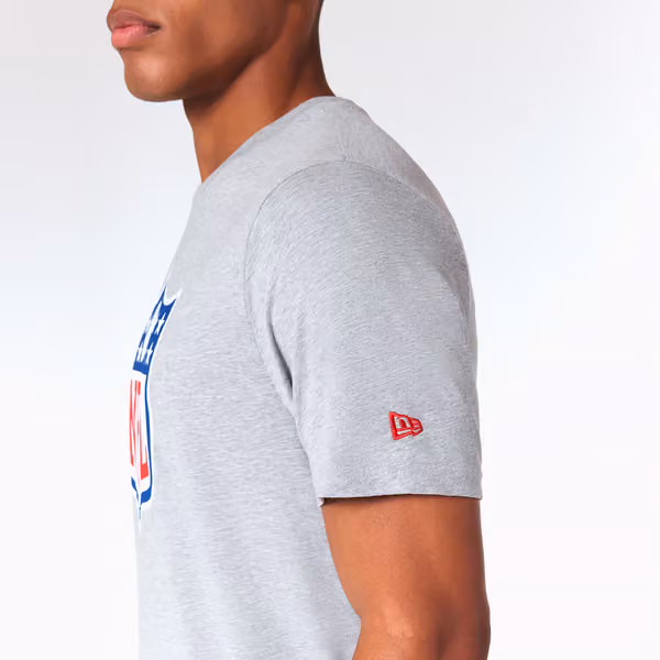 NFL Shield Team Logo New Era NFL T-Shirt Gray view 4