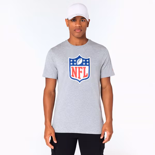 NFL Shield Team Logo New Era NFL T-Shirt Gray view 1