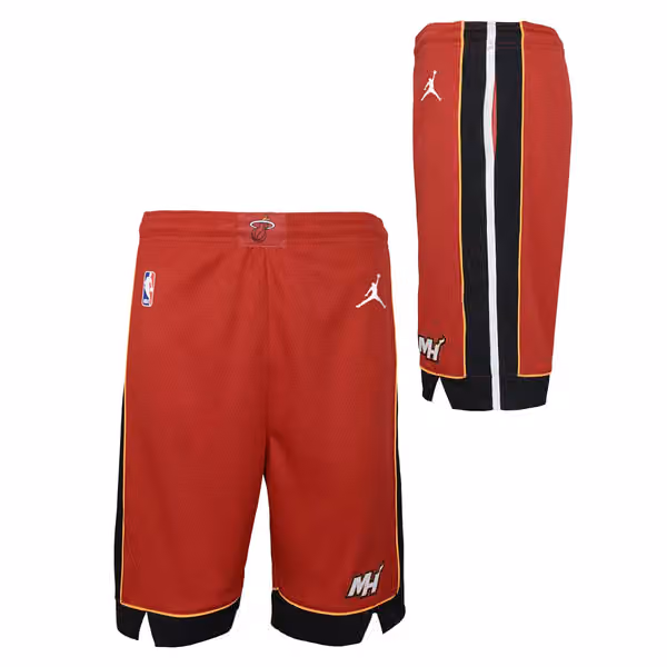 Miami Heat Jordan Swingman NBA Shorts Red (YOUTH) view 1