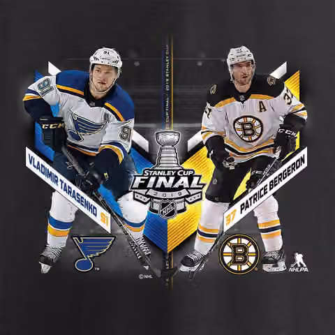 2019 Stanley Cup Final Head To Head NHL T-Shirt view 2